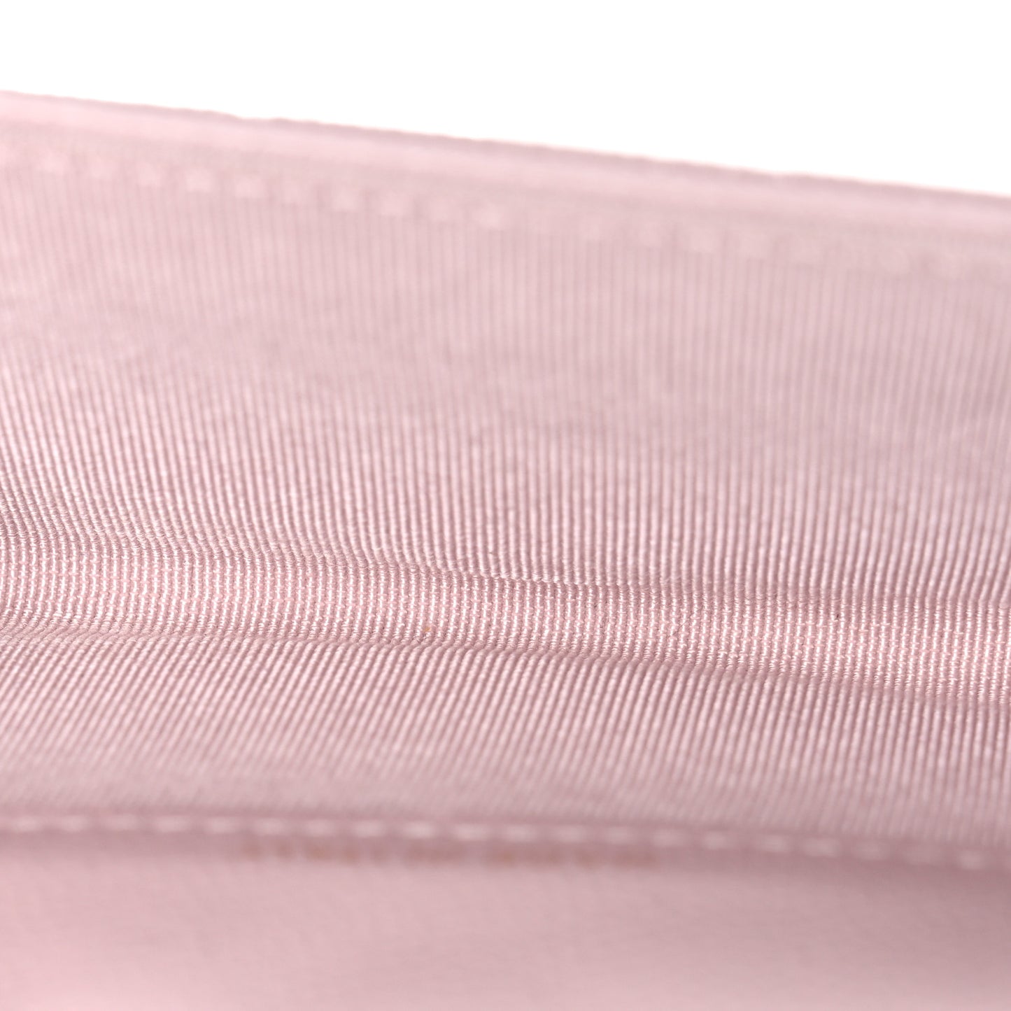 Caviar Quilted Flap Card Holder Wallet Light Pink