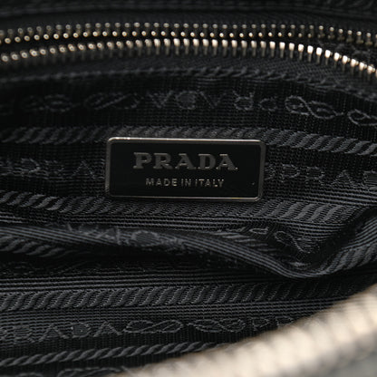 Prada Soft Calf Shoulder Bag Black 6 of 12