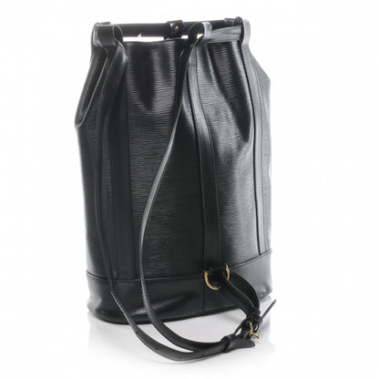 Louis Vuitton Epi Randonnee PM Black 3 of 9