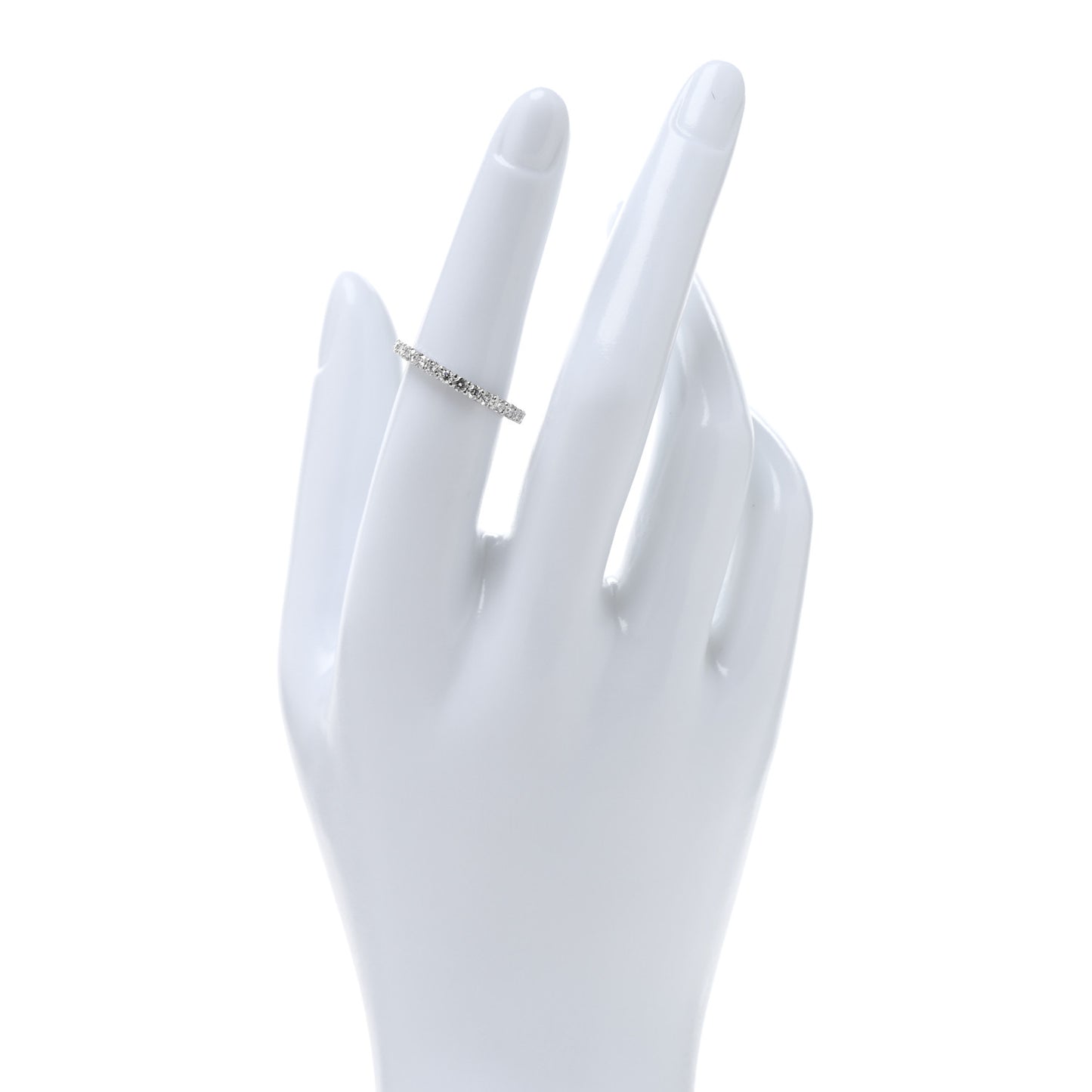 Platinum Diamond 2.2mm Full Circle Forever Band Ring 52 6