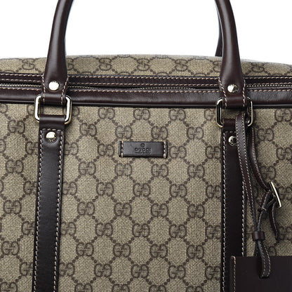 Gucci GG Plus Monogram Medium Double Handle Briefcase Dark Brown 9 of 9