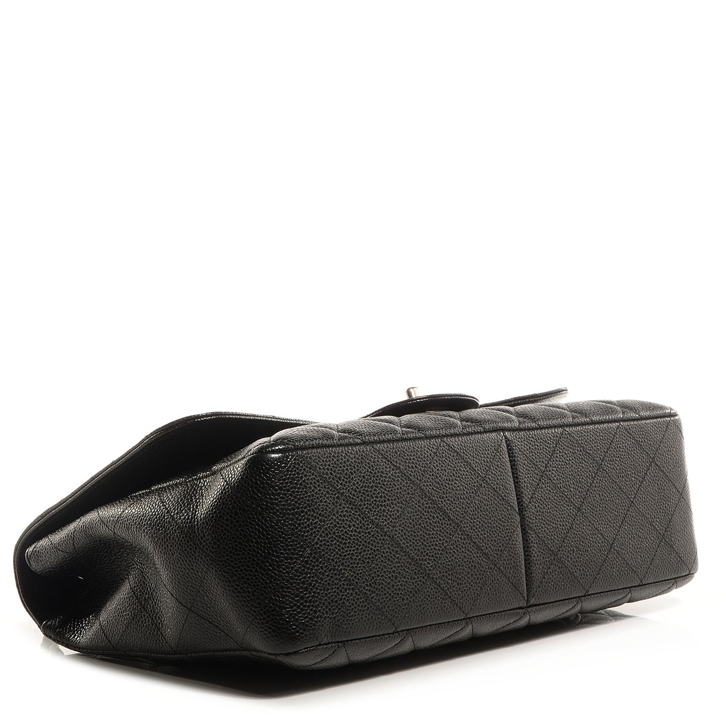 Caviar Jumbo Single Flap Black