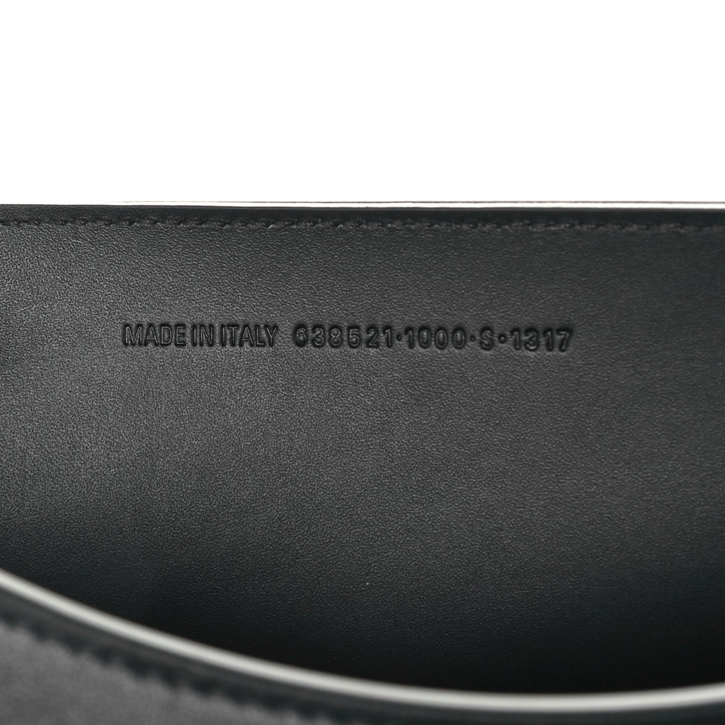 Smooth Calfskin Neo Classic Brass Hardware S City Black