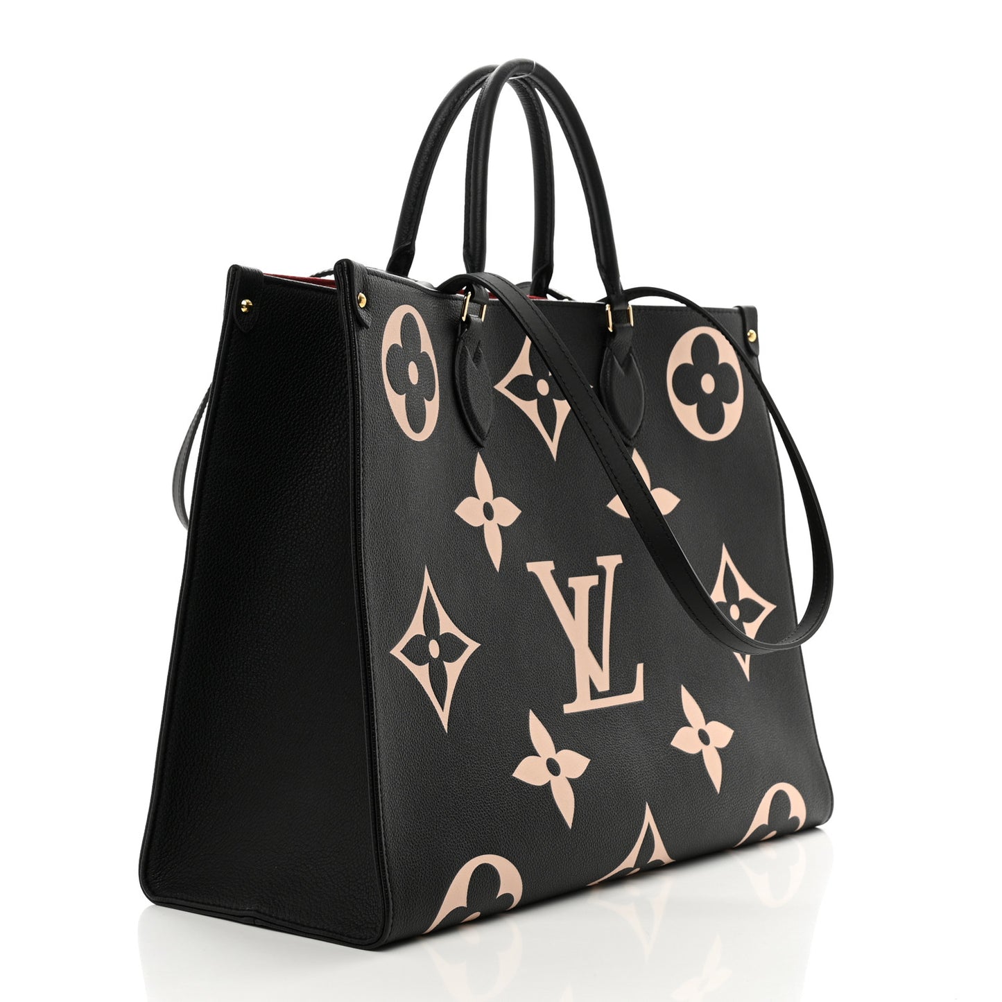 LOUIS VUITTON Empreinte Monogram Giant Onthego GM Black Beige