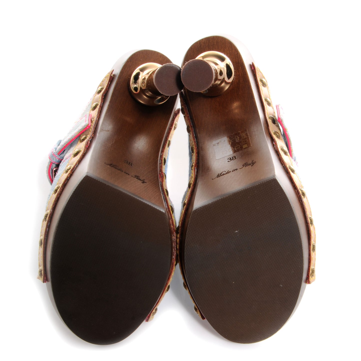 Rosa Denim Mule Clogs 38