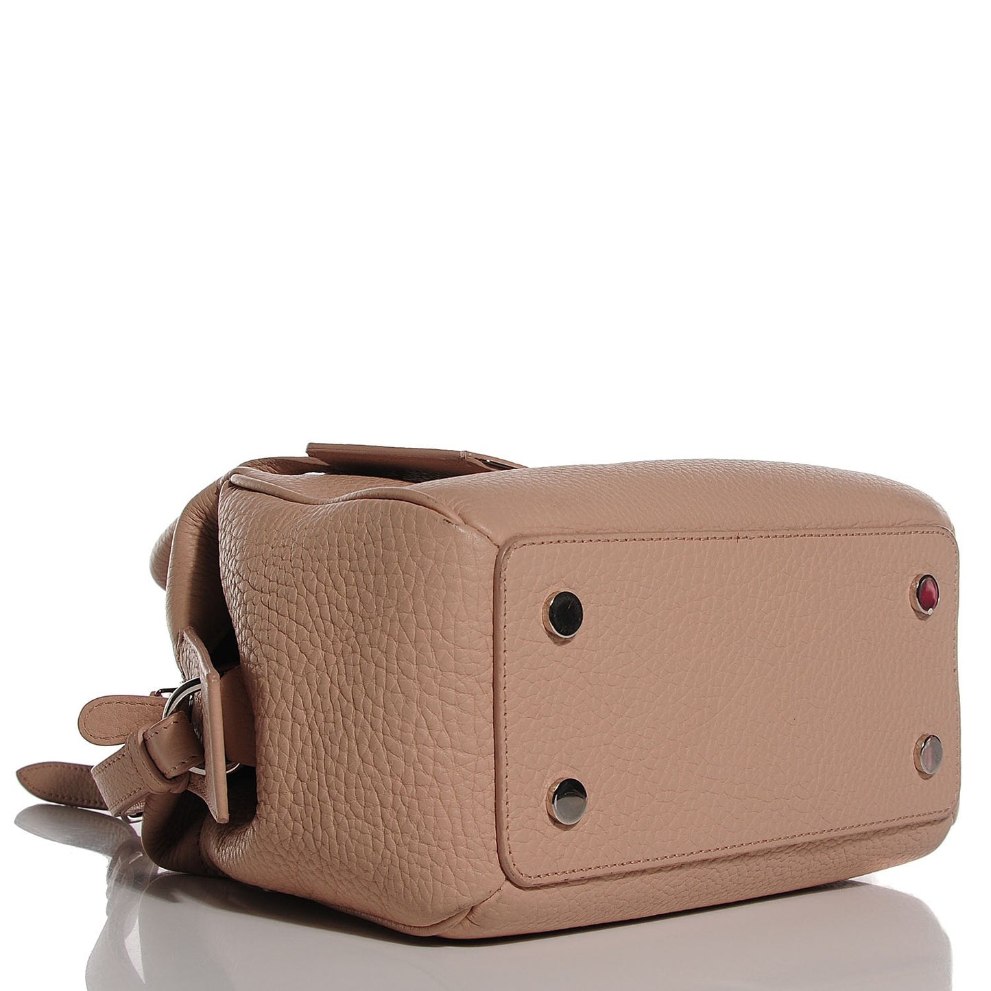 Veau Gros Grain Mini Infanta Boston Beige