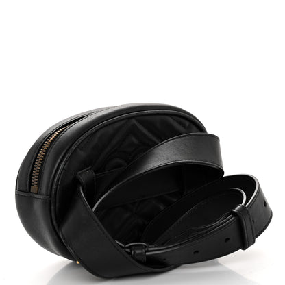 Gucci Calfskin Matelasse GG Marmont Belt Bag 85 34 Black 3 of 10