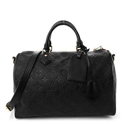 Louis Vuitton Empreinte Monogram Speedy Soft 30 Black 1 of 9