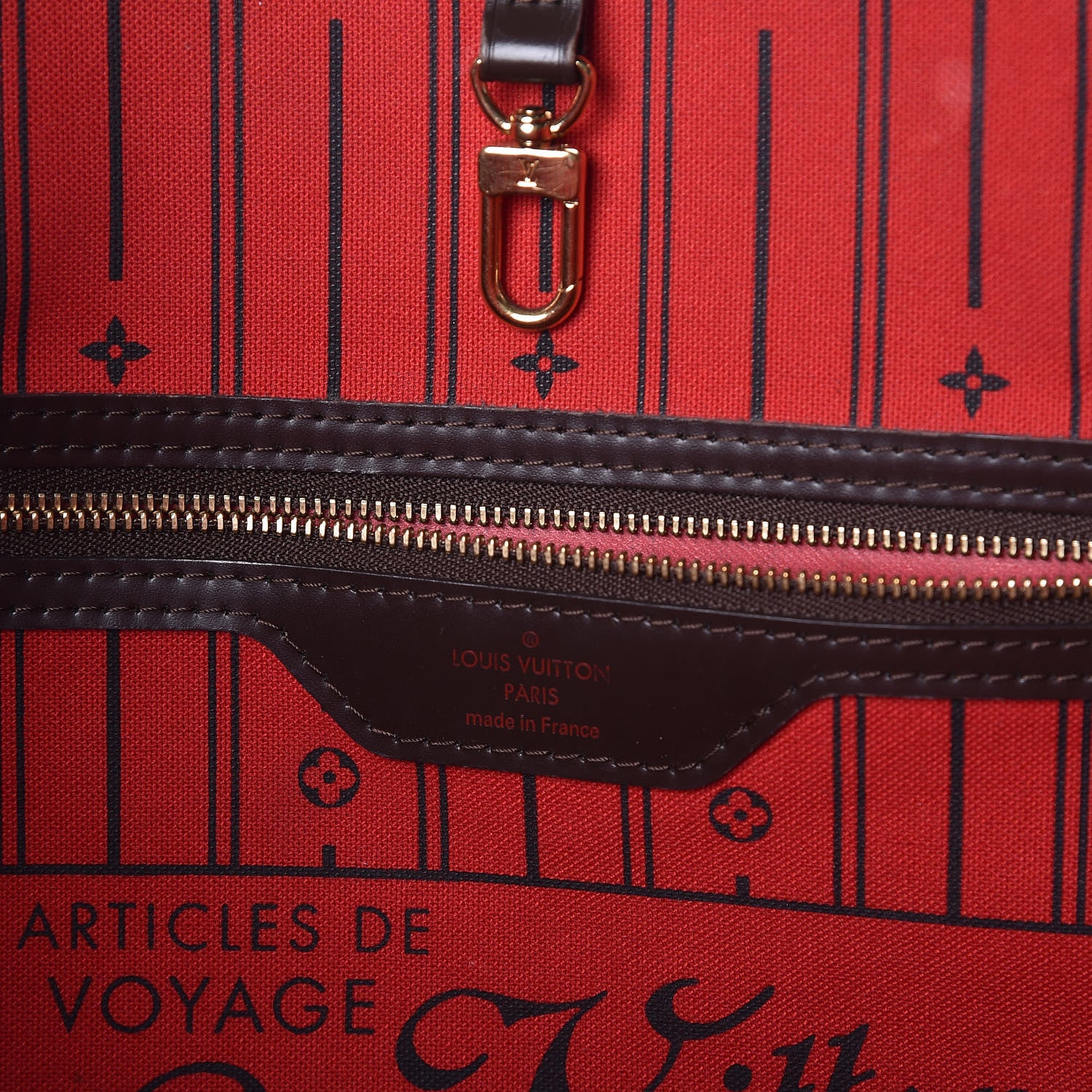 Louis Vuitton Damier Ebene Neverfull GM 6 of 11