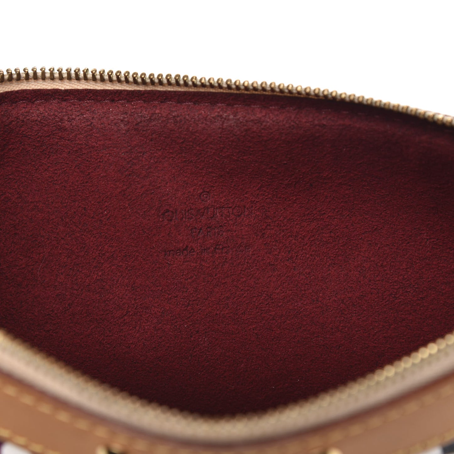 Monogram Multicolor Pochette Accessories White