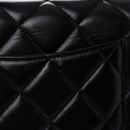Chanel Lambskin Quilted Small Trendy CC Dual Handle Flap Bag Black 16 of 17