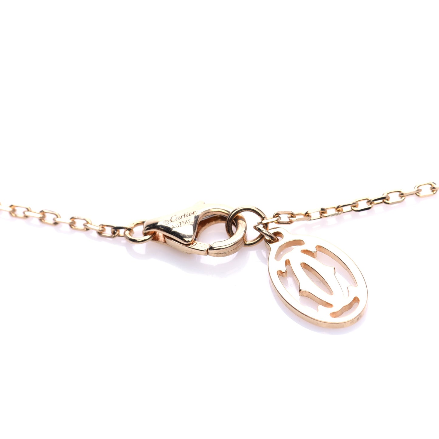 18K Yellow Gold Diamond SM D'Amour Pendant Necklace