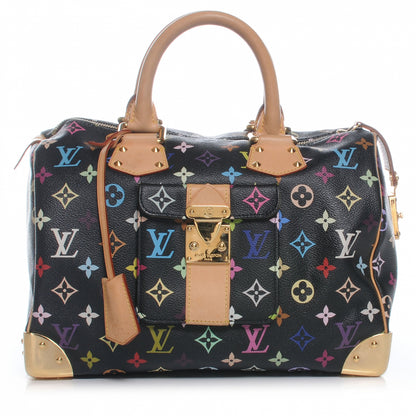 Louis Vuitton Monogram Multicolor Speedy 30 Black 1 of 7