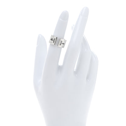 Tiffany Sterling Silver T Cutout Ring 50 5.25 2 of 5