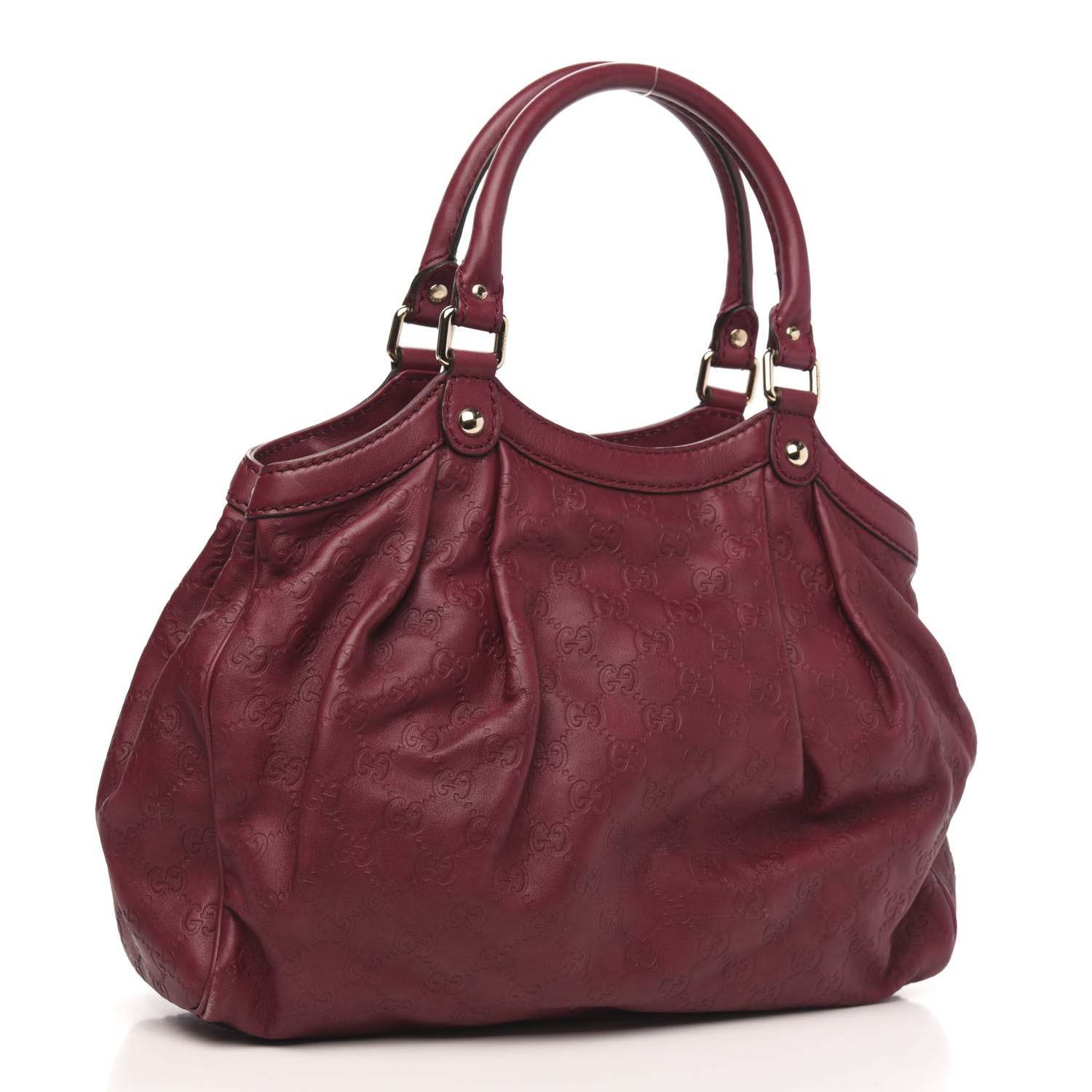 Gucci Guccissima Medium Sukey Tote Raspberry Candy 3 of 14