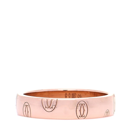 Cartier 18K Pink Gold 4mm Happy Birthday Band Ring 50 5.25 3 of 4