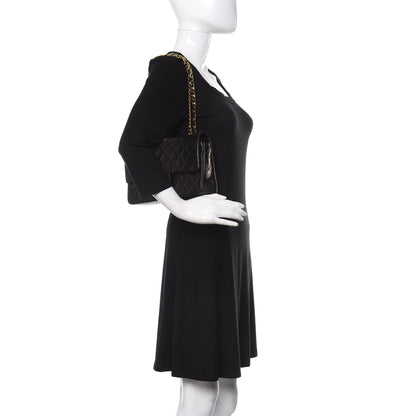 Chanel Lambskin Quilted Medium Double Flap Black 3 of 12