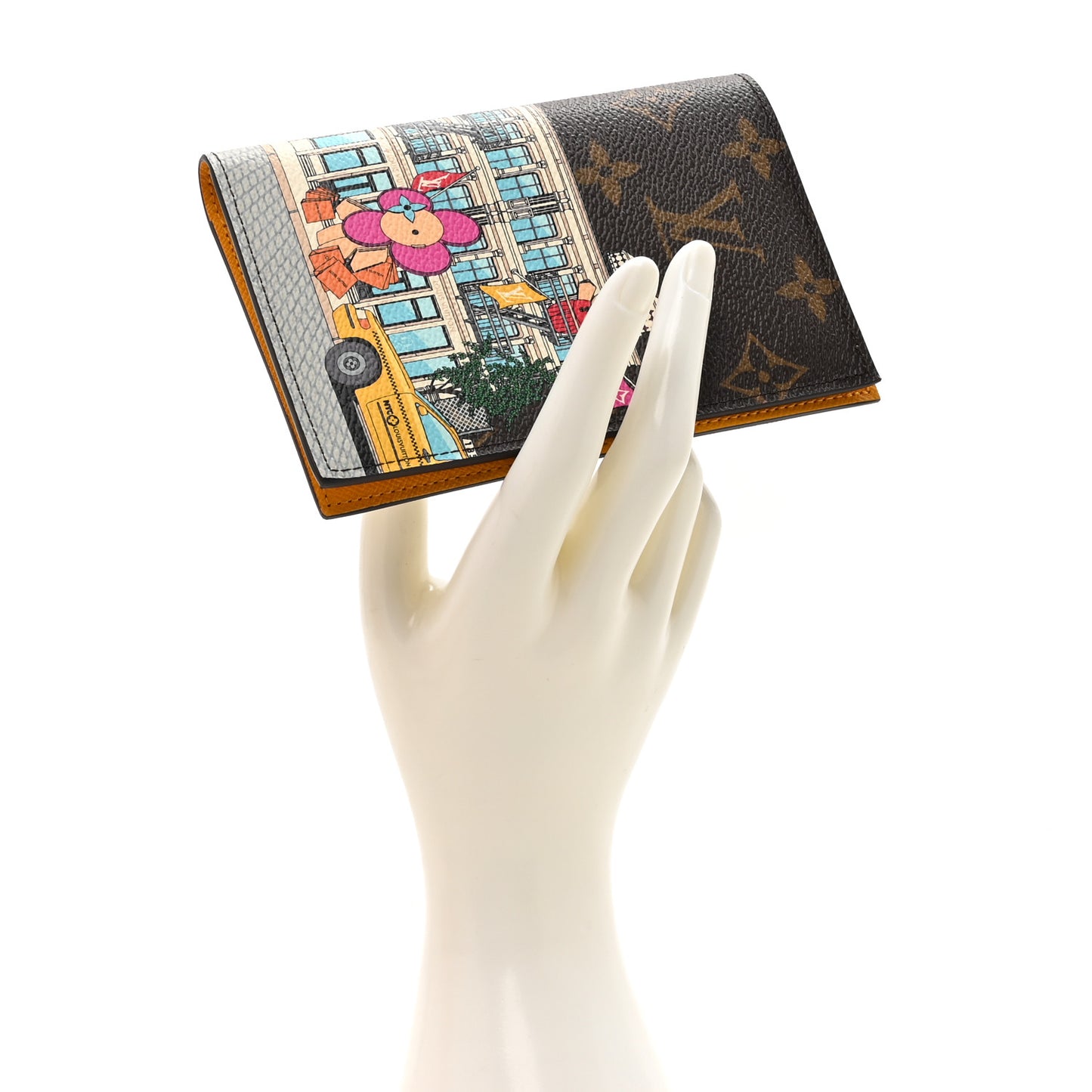 Monogram 2022 Christmas Animation New York Soho Passport Cover Yellow