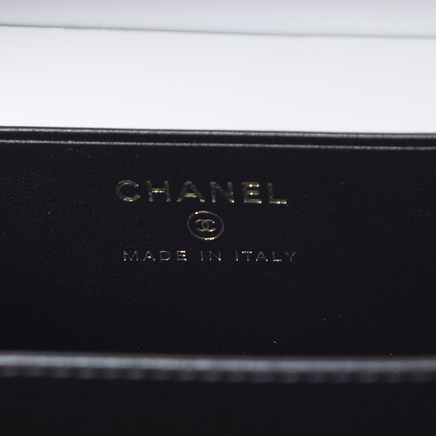 Chanel Caviar Quilted CC Filigree Vanity Clutch With Chain Black 8 of 10