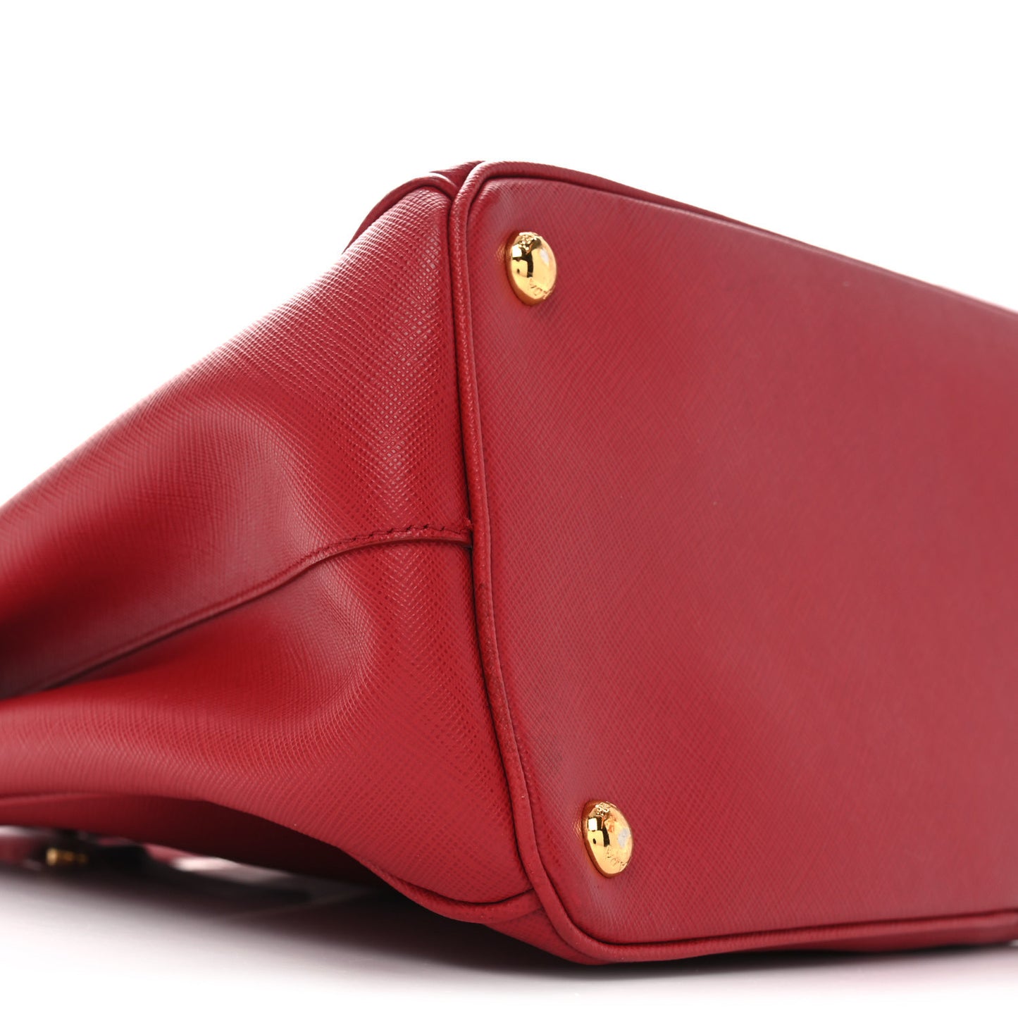 Saffiano Medium Galleria Double Zip Tote Fuoco