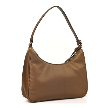 Prada Re-Nylon Saffiano Mini Re-Edition 2005 Bag Brandy 3 of 9