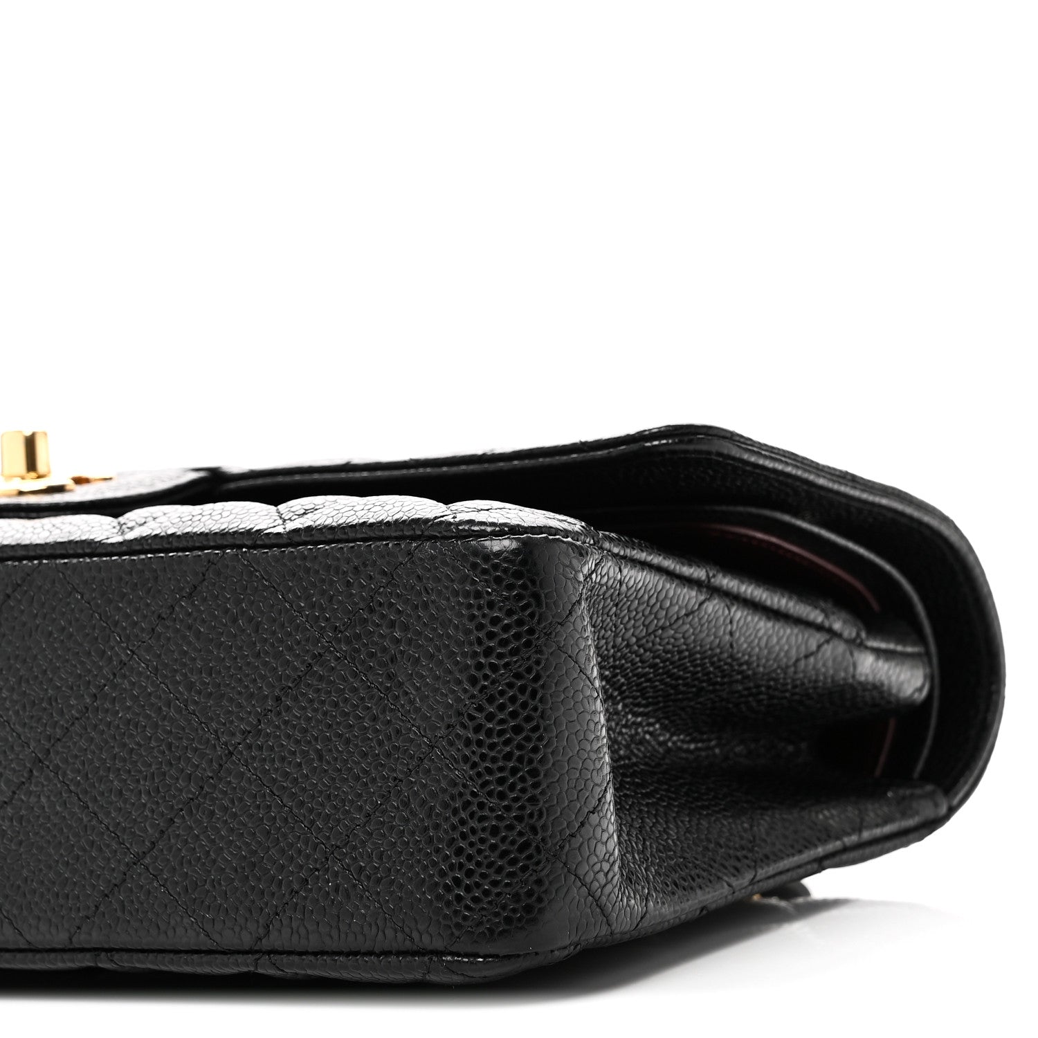 Chanel Caviar Quilted Medium Double Flap Black 9 of 10