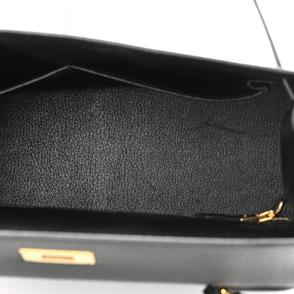 Hermes Epsom Kelly Sellier 32 Black 5 of 11
