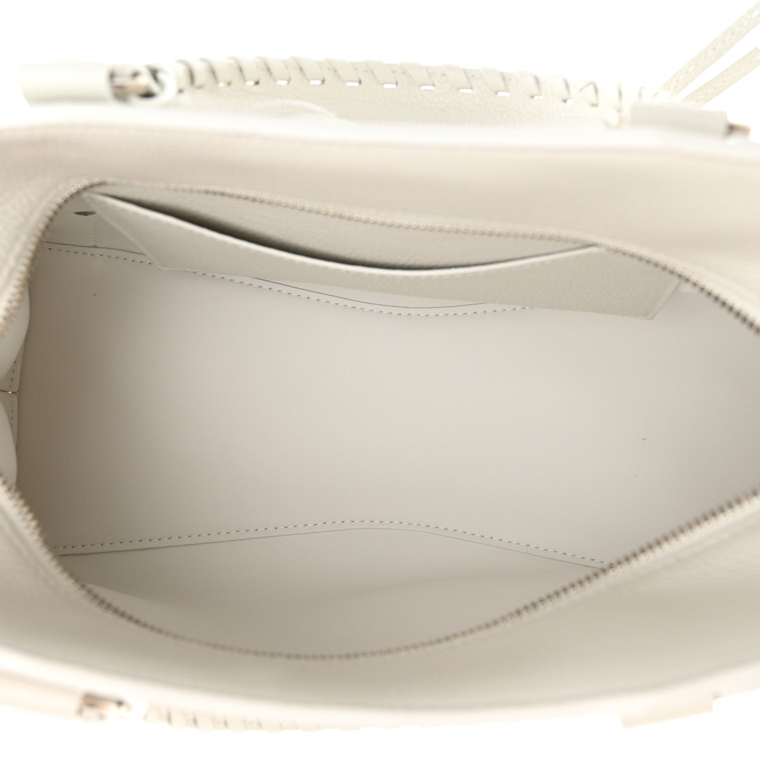 Balenciaga Grained Calfskin Neo Classic Silver Hardware S City Chalky White 5 of 12
