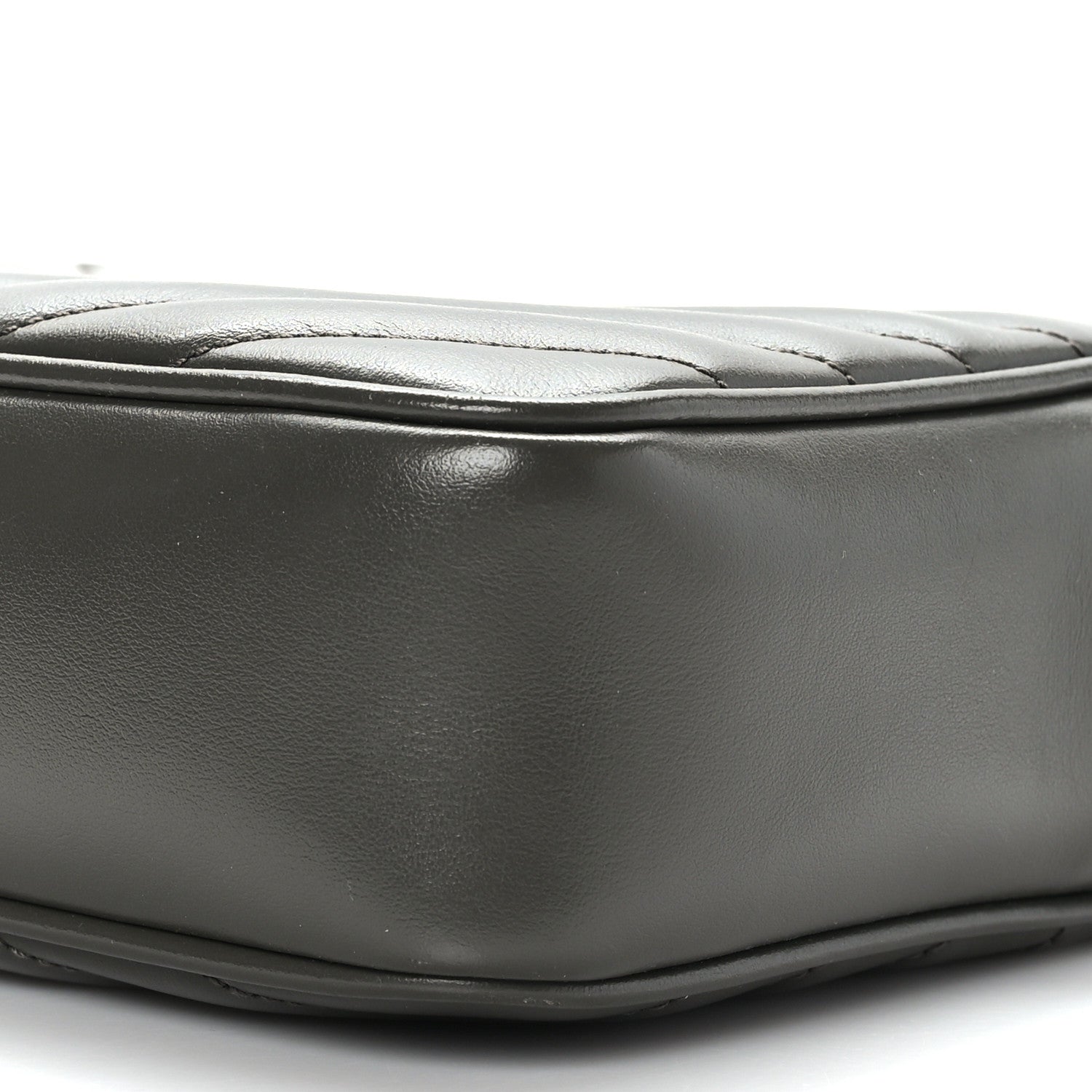 Saint Laurent Calfskin Matelasse Monogram Lou Camera Bag Pebble 9 of 9