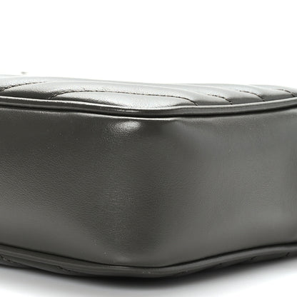 Saint Laurent Calfskin Matelasse Monogram Lou Camera Bag Pebble 9 of 9