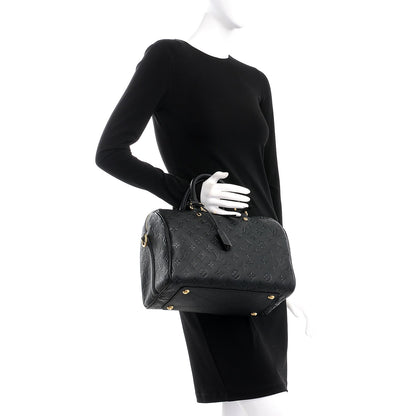 Louis Vuitton Empreinte Speedy Bandouliere 30 Black 3 of 8