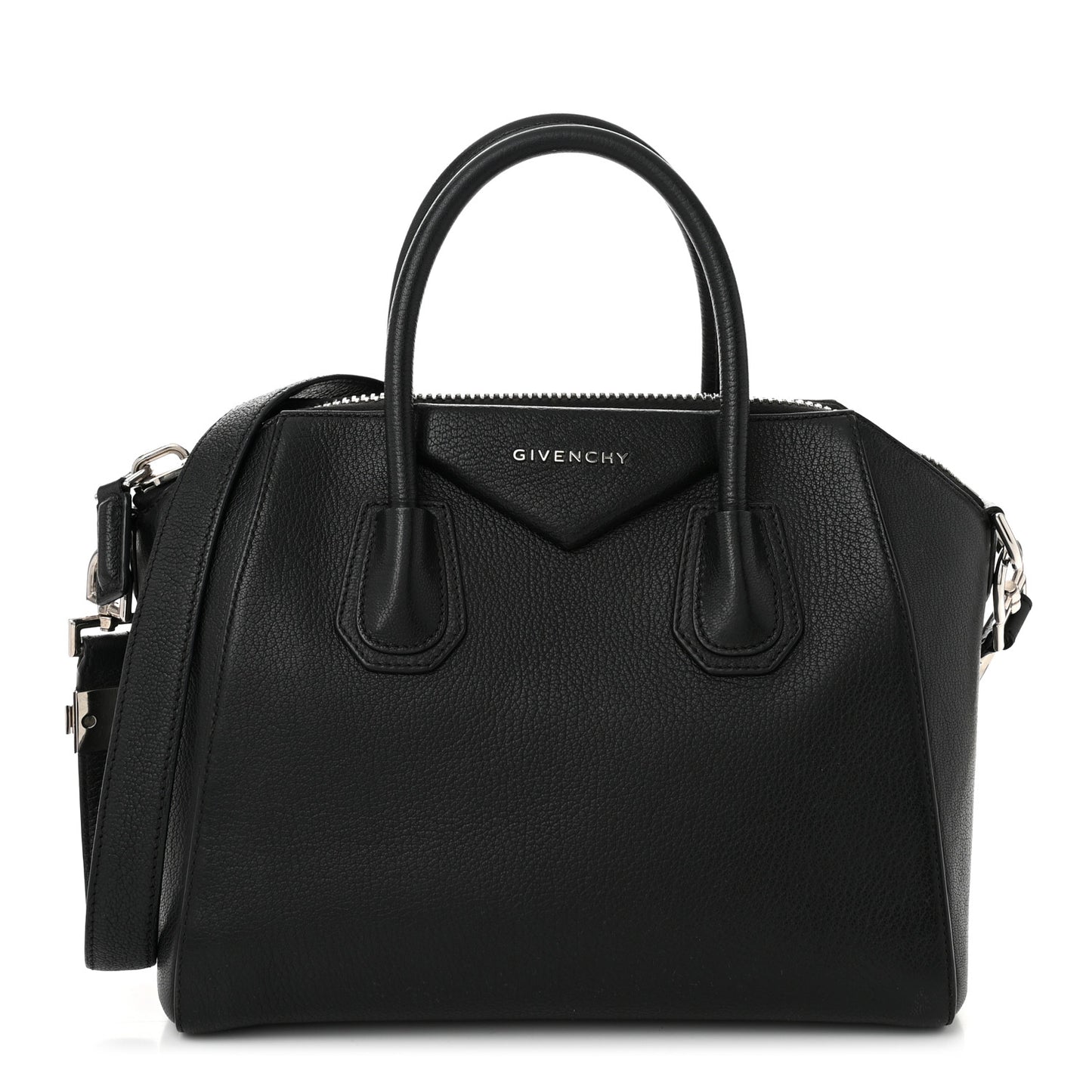 Sugar Goatskin Small Antigona Black