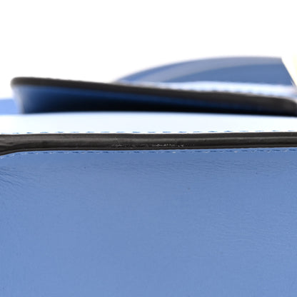 Gucci Vitello Fontanella Web Mini Sylvie Top Handle Bag Clear Sky Blue 11 of 11