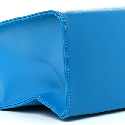 Telfar Vegan Leather Medium Shopping Bag Cyan 10 of 11