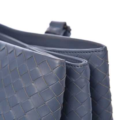 Bottega Veneta Nappa Intrecciato Medium Roma Tote Baltic Blue 17 of 23