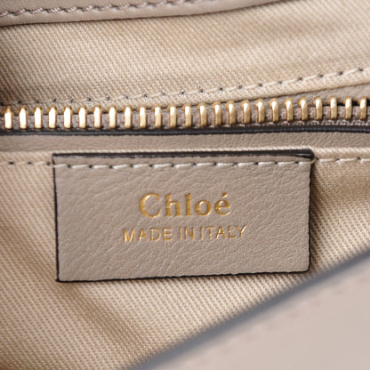 Chloe Suede Calfskin Medium Faye Backpack Motty Grey 6 of 6