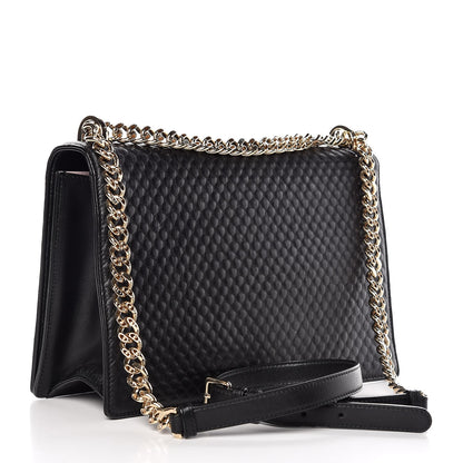 Christian Dior Lambskin Quilted Embroidered Large Diorama Flap Bag Black 3 of 8