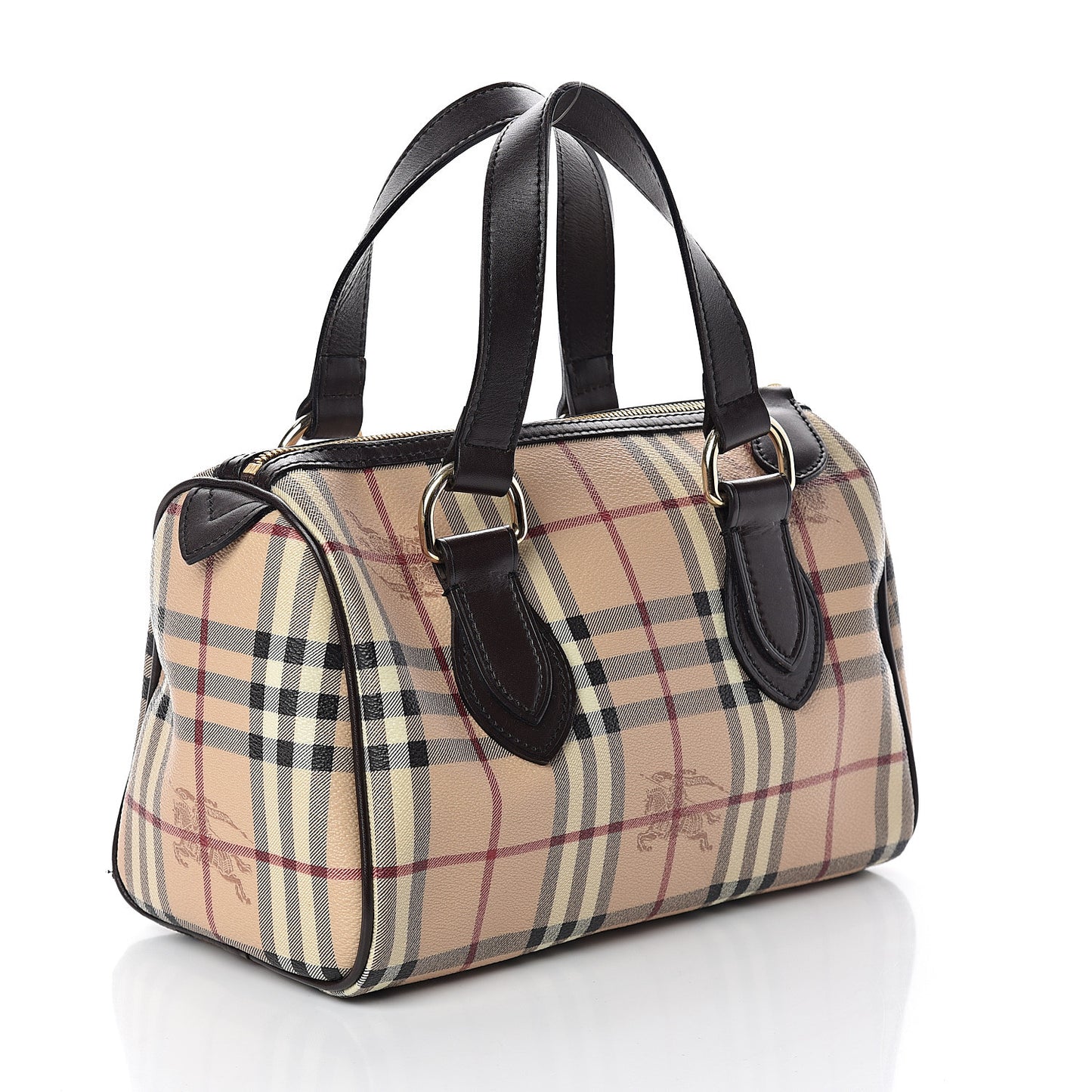 Haymarket Check Small Chester Bowling Bag Chocolate