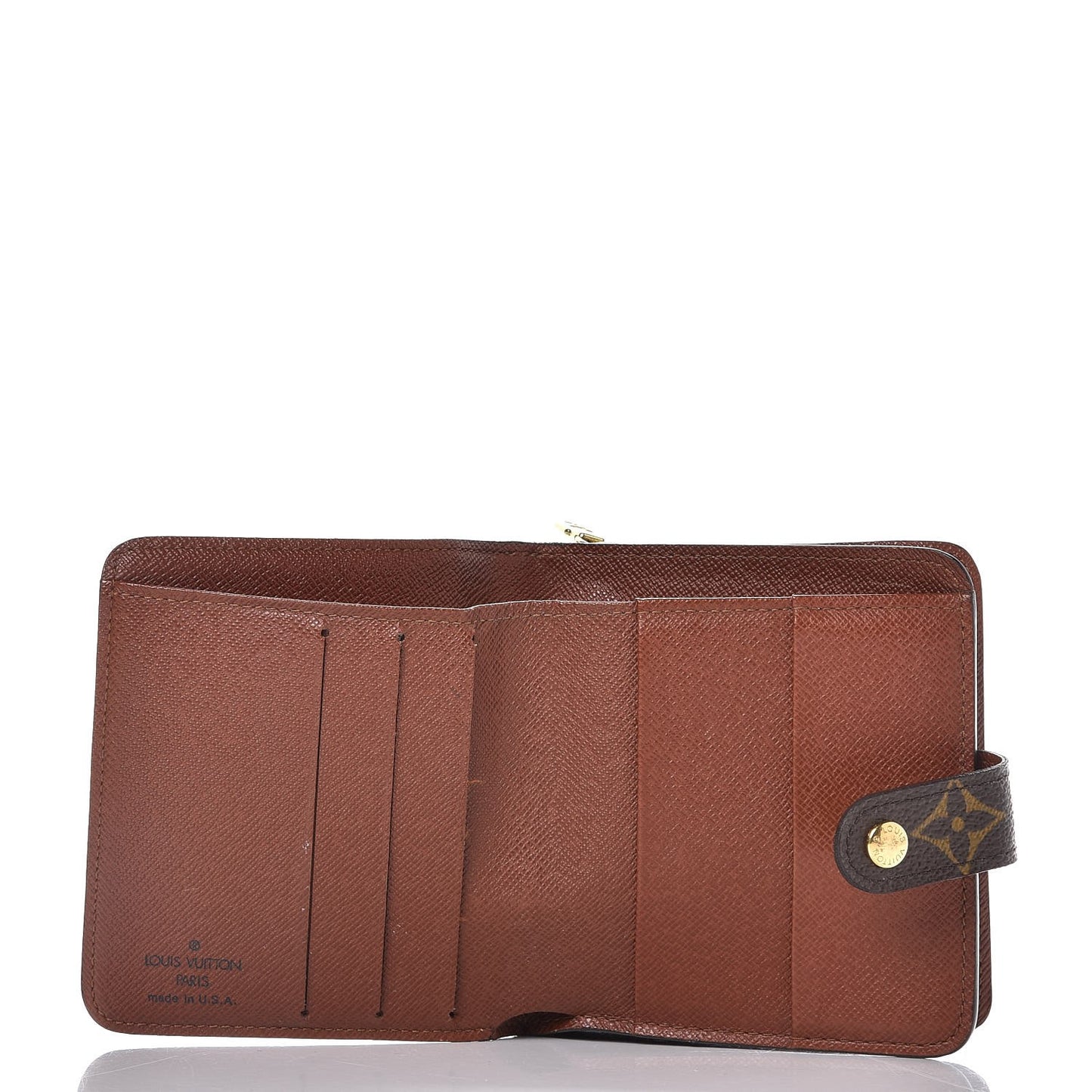Monogram Compact Zippe Zipped Wallet