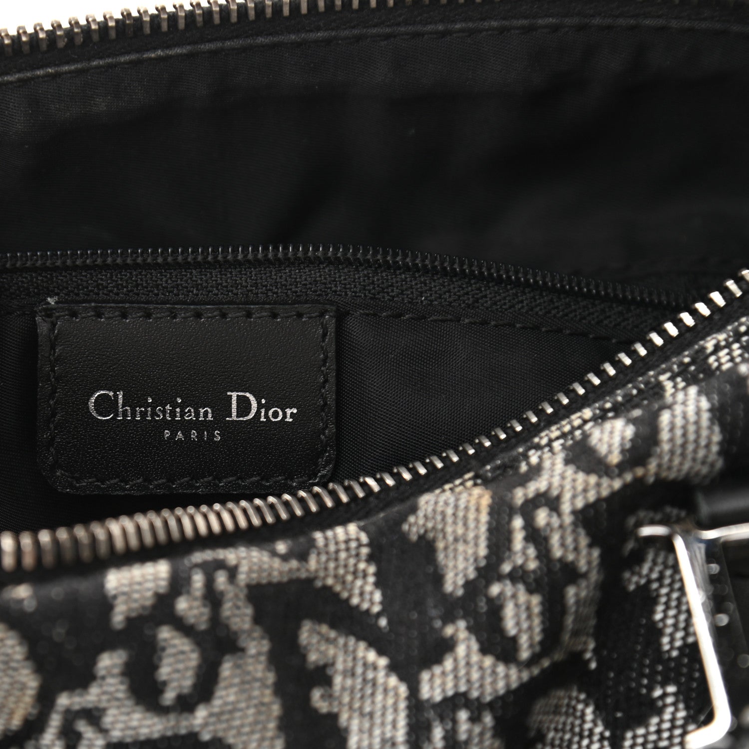 Christian Dior Monogram Boston Black 6 of 17