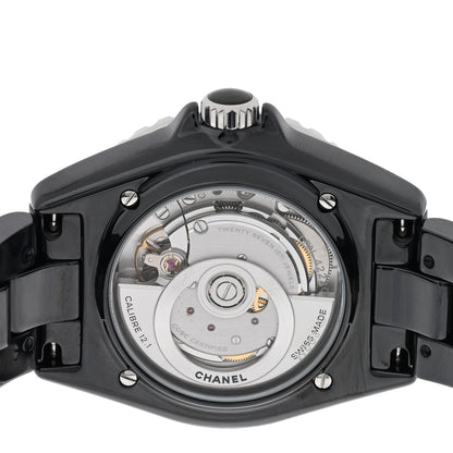 Chanel Stainless Steel Ceramic 38mm J12 Phantom Automatic Watch Black 4 of 5