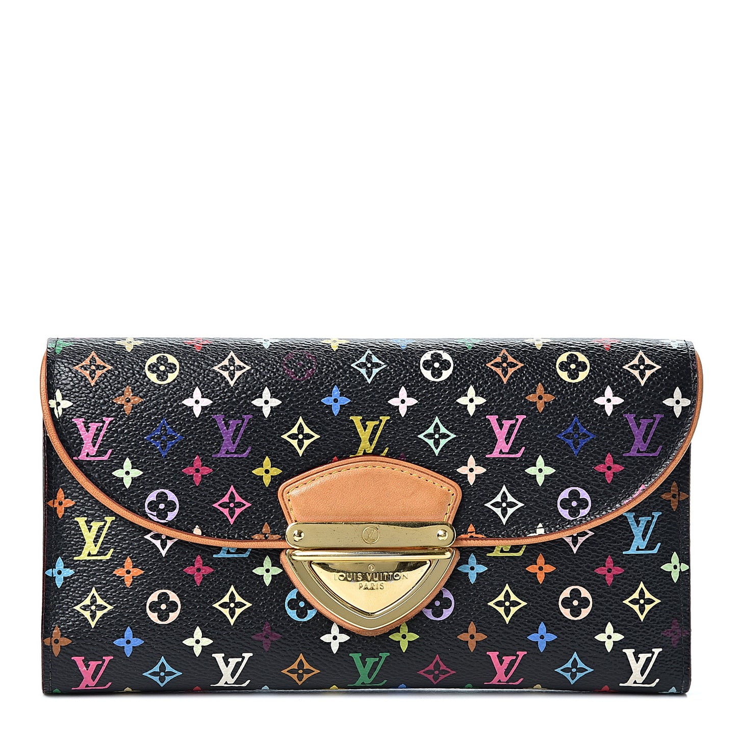 Monogram Multicolor Eugenie Wallet Black