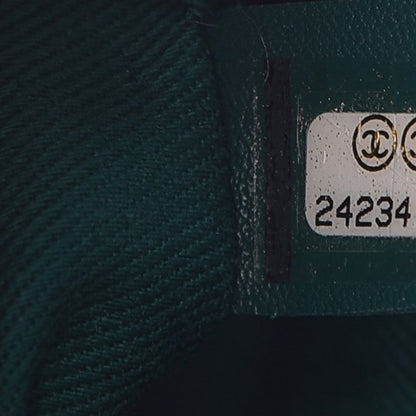 Chanel Caviar Quilted Small Coco Handle Flap Green 25 of 26