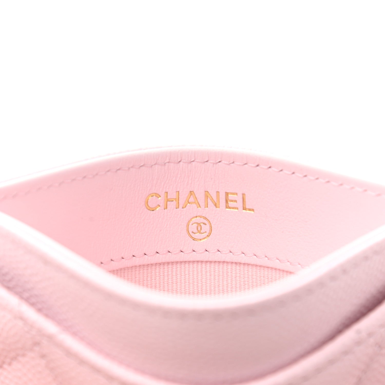 Chanel Caviar Quilted Card Holder Light Pink 6 of 8