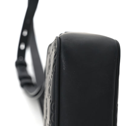 Gucci Rubber Effect Calfskin GG Mini Crossbody Bag Black 9 of 9