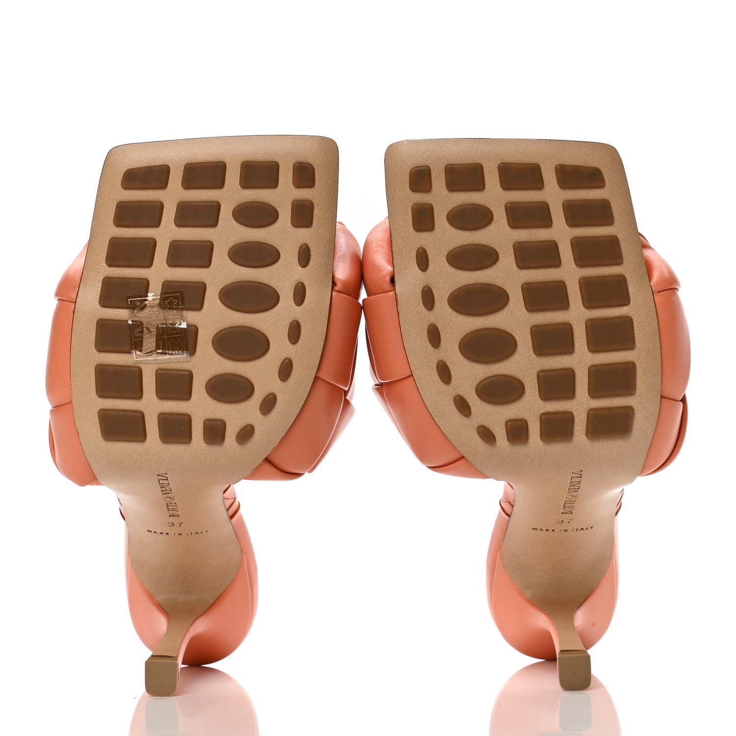 Bottega Veneta Nappa Maxi Intrecciato Lido Mule Sandals 37 Papaya 20 of 27