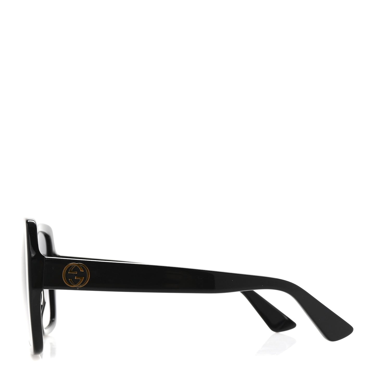 Acetate Square Frame GG0096S Sunglasses Black