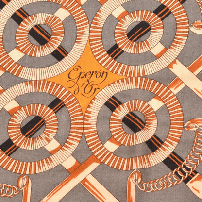 Hermes Cashmere Silk Eperon D'Or Shawl 140 4 of 7