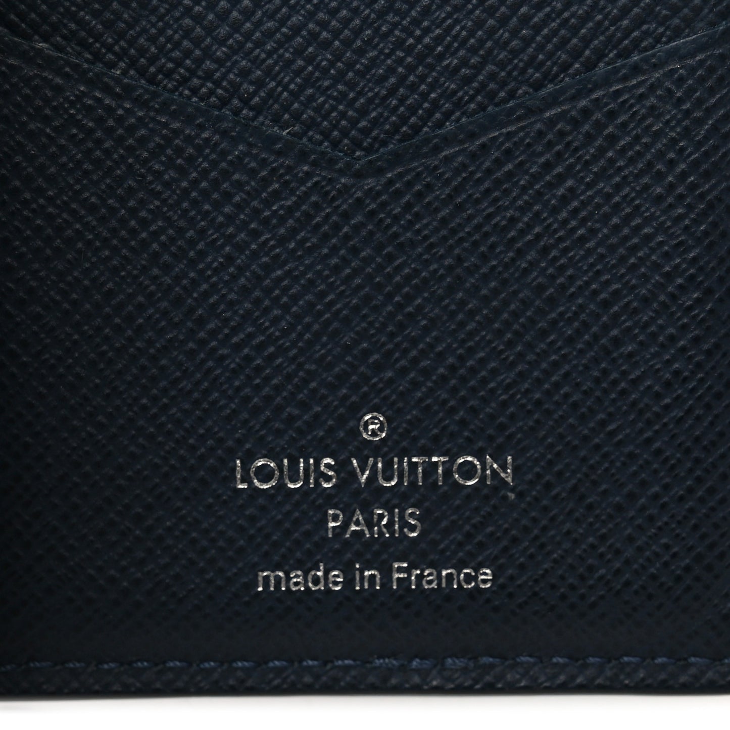 Epi Initials Pocket Organizer Blue Marine