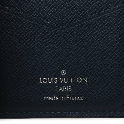 Louis Vuitton Epi Initials Pocket Organizer Blue Marine 6 of 7